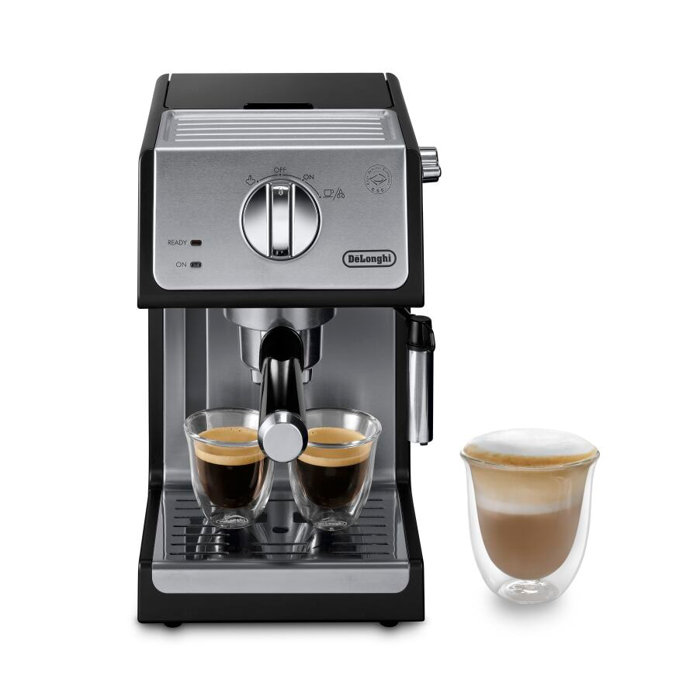 DeLonghi SemiAutomatic Espresso Machine & Reviews Wayfair